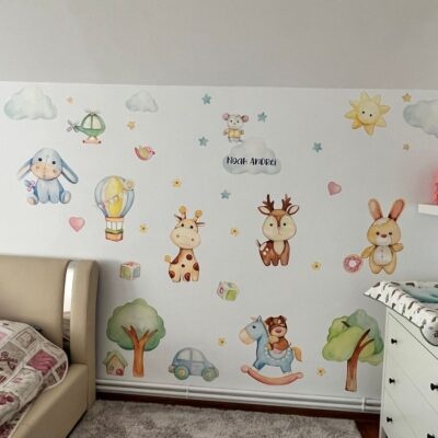Alternative view of Magic Stickers de perete Plush Love - Elemente decorative pentru camera copiilor
