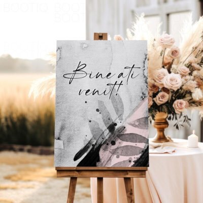 Semn pentru Nunta Abstract Passion – Personalizat simplu sau cu lista invitatilor