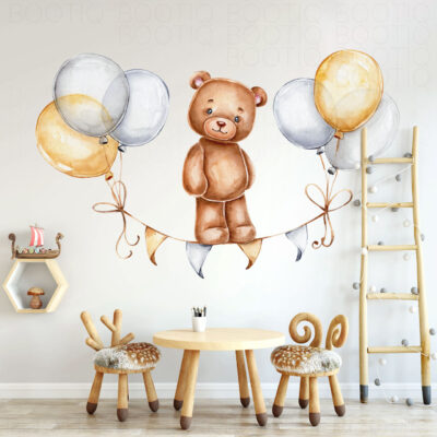 Teddy - Ilustratie taiata pe contur autoadeziva